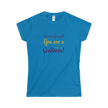 Load image into Gallery viewer, You are a Goddess Softstyle Tee
