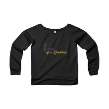 Load image into Gallery viewer, Body of a Goddess Women&#39;s Sponge Fleece Wide Neck Sweatshirt
