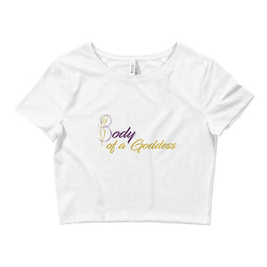 Body of a Goddess Women’s Crop Tee