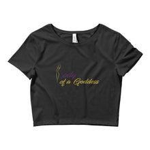 Load image into Gallery viewer, Body of a Goddess Women’s Crop Tee
