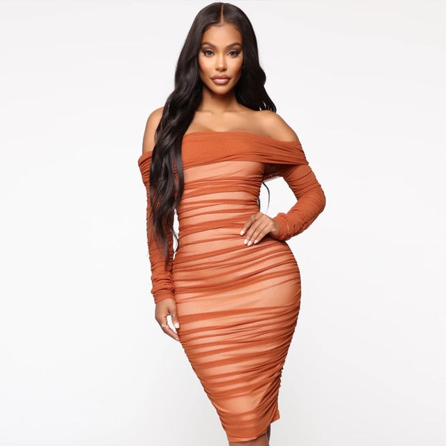 Goddess Mesh  P Dress