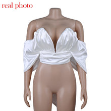 Load image into Gallery viewer, Goddess V-neck Off Shoulder Fashion Blouses
