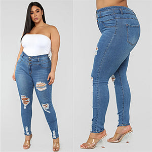 Goddess casual pencil denim