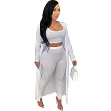 Load image into Gallery viewer, Go Goddess Ribbed Knit 3 Piece Set Casual Outfits for Women
