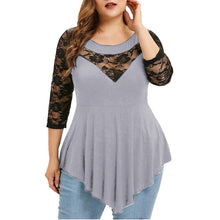 Load image into Gallery viewer, Floral Lace Hollow Goddess Blouse
