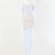 Load image into Gallery viewer, GBB Off Shoulder Ruched Maxi Dress
