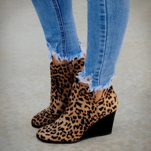 Ankle Boots w/ Wedge Heel