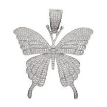 Load image into Gallery viewer, Cuban Link Butterfly Pendant Necklace
