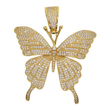 Load image into Gallery viewer, Cuban Link Butterfly Pendant Necklace
