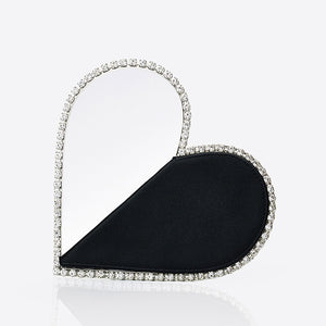 Goddess Diamond Red Heart Clutch