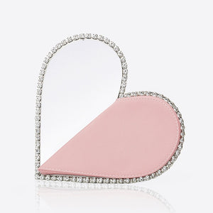 Goddess Diamond Red Heart Clutch