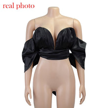 Load image into Gallery viewer, Goddess V-neck Off Shoulder Fashion Blouses
