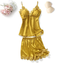 Load image into Gallery viewer, Goddess 5 Piece Satin Sleepwear Sets
