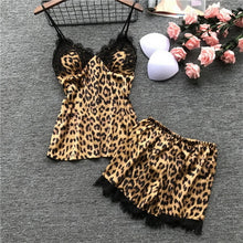 Load image into Gallery viewer, Leopard Goddess mix and match Satin Sleepwear
