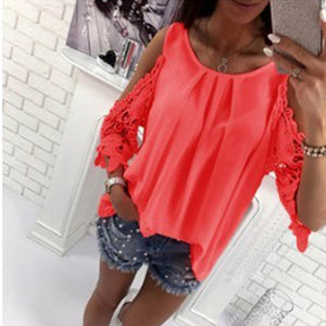 Exposed shoulder multi selection tops