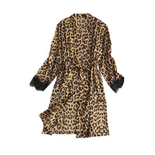 Load image into Gallery viewer, Leopard Goddess mix and match Satin Sleepwear
