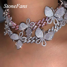 Load image into Gallery viewer, Bling Goddess Butterfly Choker
