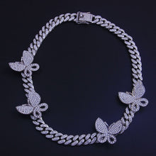 Load image into Gallery viewer, Bling Goddess Butterfly Choker
