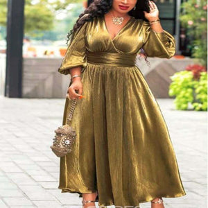 Classic Golden Goddess Dress