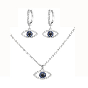 Evil Eye Sets Earrings And Necklace