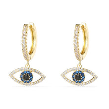 Load image into Gallery viewer, Evil Eye Sets Earrings And Necklace
