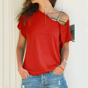 Exposed shoulder multi selection tops