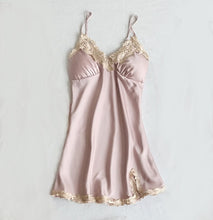 Load image into Gallery viewer, Satin Goddess Lace Nightwear Sets
