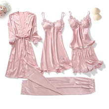 Load image into Gallery viewer, Satin Goddess Lace Nightwear Sets
