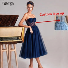 Load image into Gallery viewer, Green Tulle A Line Short Formal Dress
