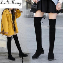 Load image into Gallery viewer, Over The Knee Flat Boots
