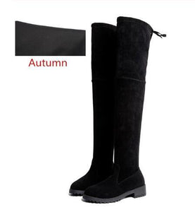 Over The Knee Flat Boots