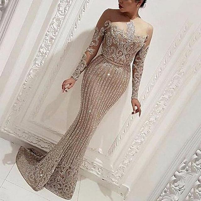 High Waist Trumpet Mermaid Gown