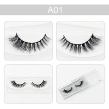 Load image into Gallery viewer, Body of a Goddess Individual Strip 3D Mink Eyelashes
